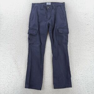 Tyndale FR Cargo Pants Womens 4 Blue Relaxed Fit Canvas Workwear Safety ATPV 12